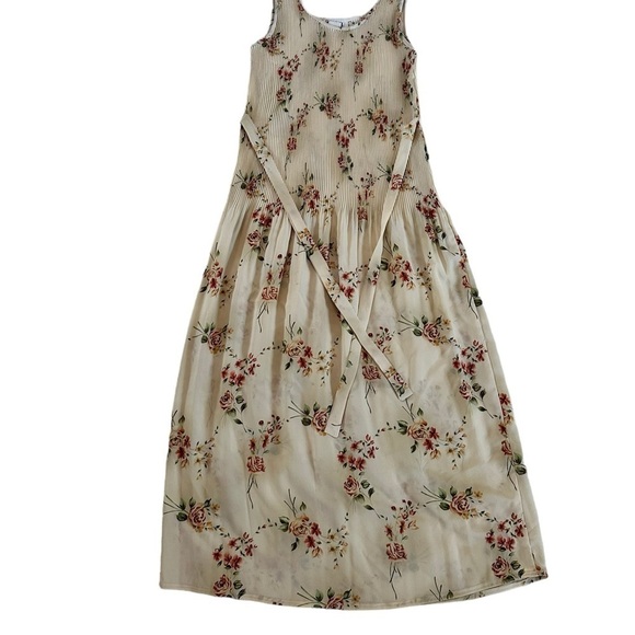 Moa USA Floral Sleeveless Midi Dress Size Small - Picture 13 of 17